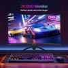 KTC Игровой монитор H27S25E 27 ДЮЙМОВ QHD 240 Гц с высоким разрешением 2K QHD и кривизной 1000R