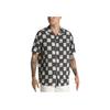 Vans Рубашка Moore Plaid Button-down Classic с коротким рукавом Мужские рубашки черного цвета VN0008JGBWA