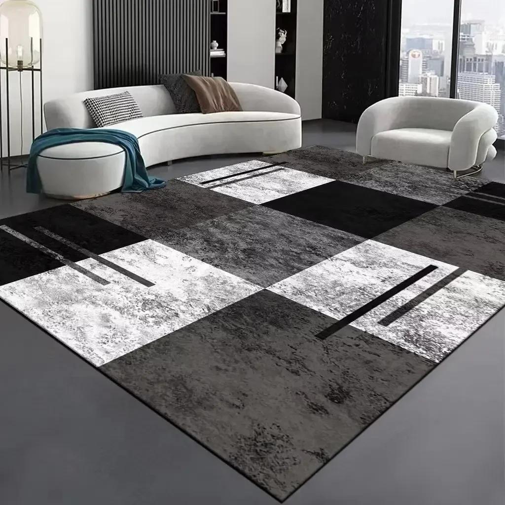Nordic Carpet for Living Room Luxury Home Decoration Office Large Area Rugs High-quality Antiskid Customizable Bedroom Floor Mat