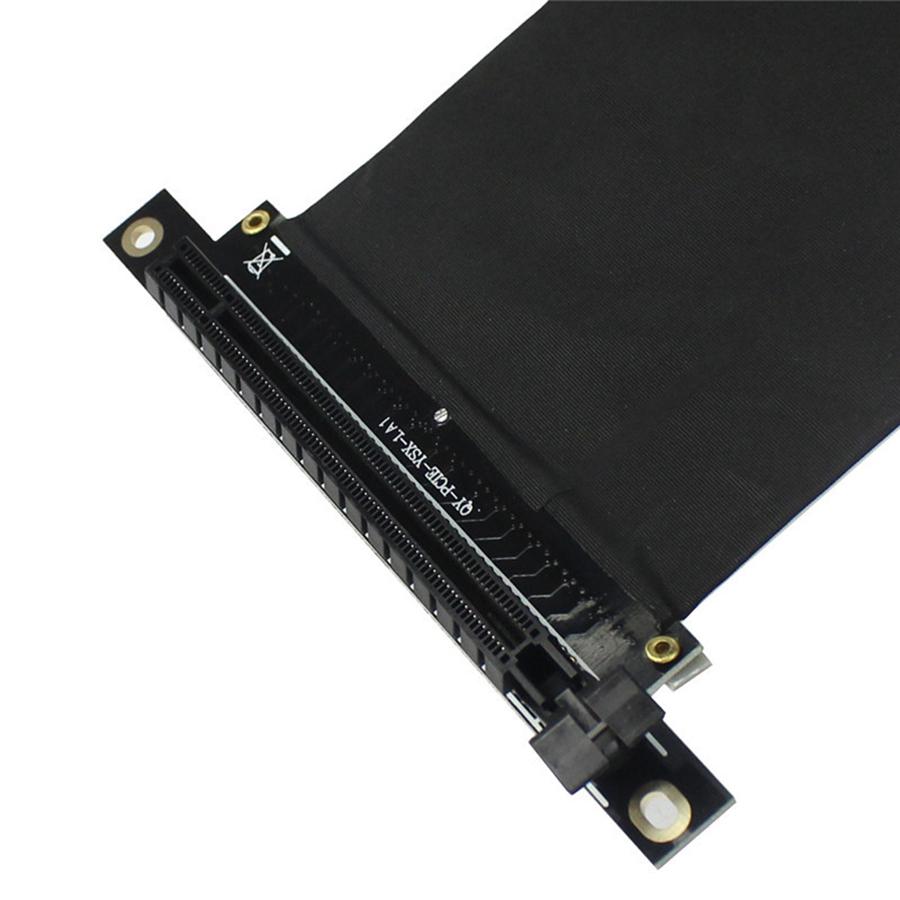 20cm PCI-E X16 3.0 Extender Riser Cable Vertical 90Degree Connector For VGA Card