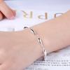 925 Sterling Silver Bracelet Drop Chain for Women Lady Fashion Charm Jewelry Wedding Noble Gifts