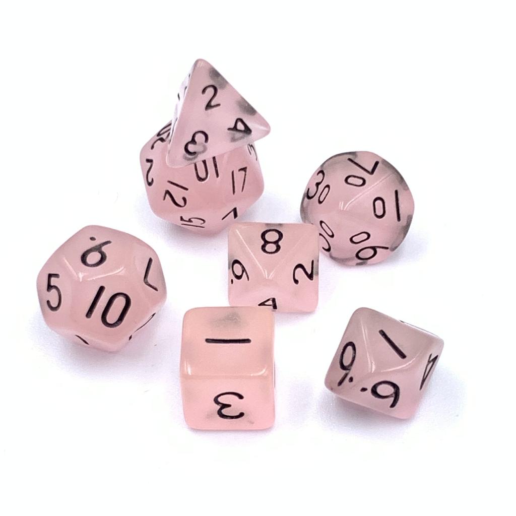 7pcs/lot Polyhedral Dice Set Double-Colors Dice D4 D6 D8 D10 D% D12 D20 for DND RPG Table Games
