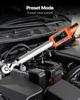 Digital Torque Wrench Set 2 Pieces 1/2 3/8 Inch Drive 72-Tooth Electronic
