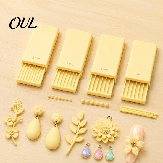Jewelry Making Supplies 4Pcs/Set Clay Gel Ball Makers, Polymer Rollers, 2mm 3mm 4mm 5mm Crafting Roller for Sphere Shaper Nail Art Bead Rollers