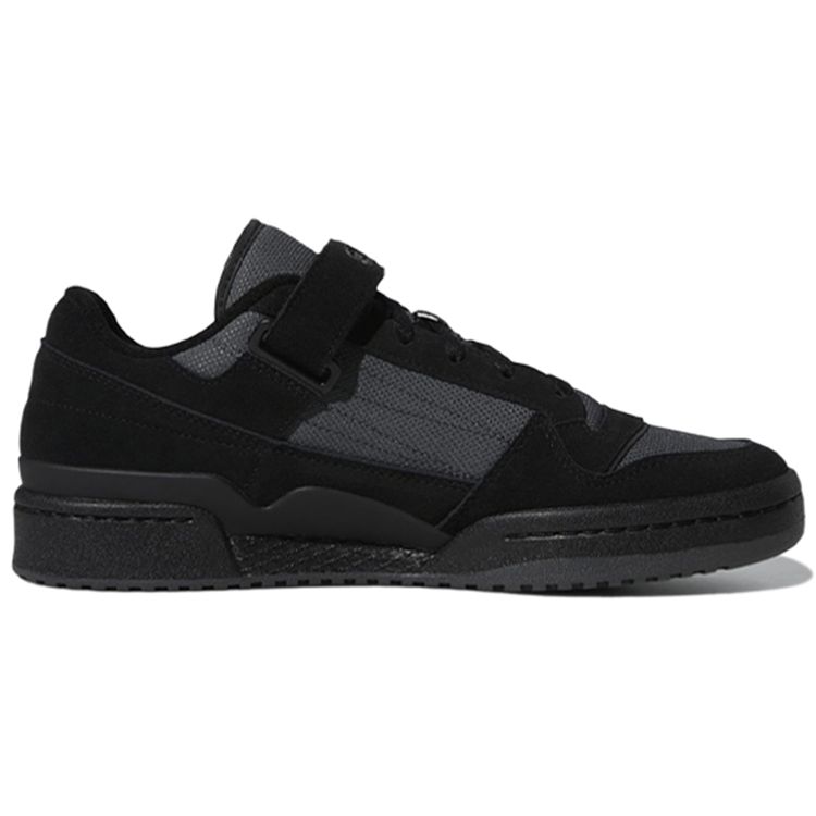 adidas Forum Low Black Grey Кроссовки унисекс Core-Black Grey-Six Silver-Metallic GY5720