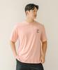 Tyubeuteuli Men'S Dolphin Short Sleeve Loose Fit Rash Guard A706 Loli Pink