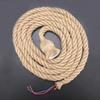 1.5M E27 Base Vintage Hanging Hemp Rope for Light Retro Lamp Ceiling Pendant (1 Head)