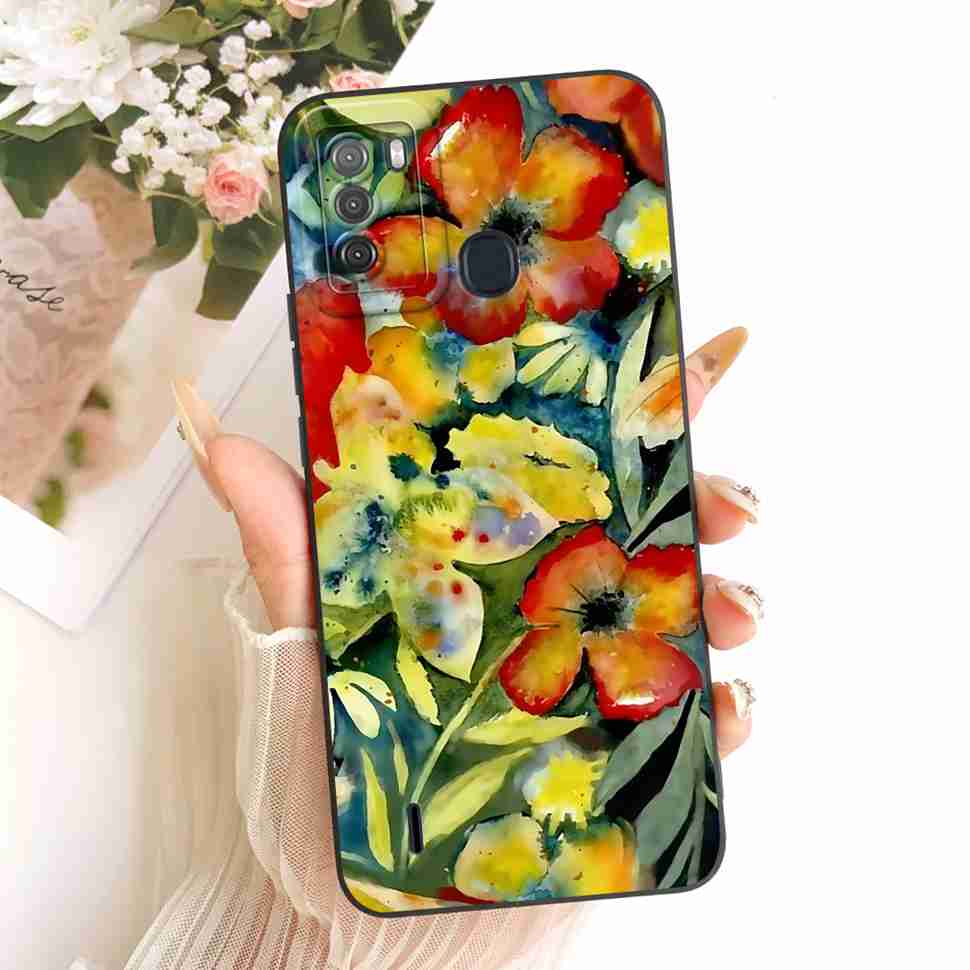 For ITEL S16 Pro 2020 Casing Petty Butterfly Painted Soft Silicone Phone Case For ITEL S 16 S16 Back Cover Fundas Coque Capa