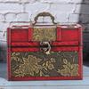 PU Jewelry Display Case Wooden Portable Jewelry Box Practical Jewelry Box Organizer  Travel Use