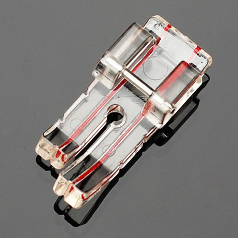 Пластиковая прозрачная лапка, прижимная лапка, направляющая лапка, аксессуары для домашней швейной машины