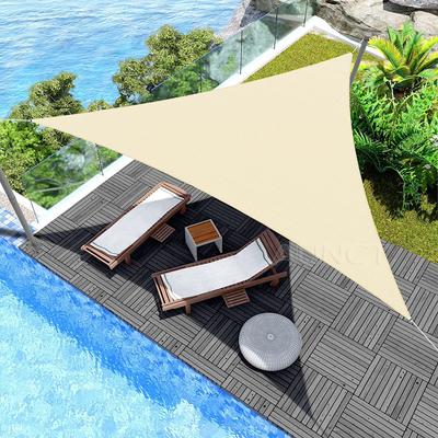 5x5x5/2x2x2M водонепроницаемый солнцезащитный козырек, треугольный солнцезащитный козырек, открытый навес, сад, патио, бассейн, навес, парус, тент, ткань для навеса