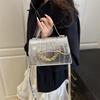 Handbag Chain Decoration Fashion Casual Texture Shoulder Messenger Bag Stone Pattern Small Square Bag
