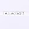 Gloss Black Rear Trunk Emblem Badge For Mercedes-O2 B180 B200 B220 B260 3D Logo Sticker Replacement Car Styling Accessories YT3