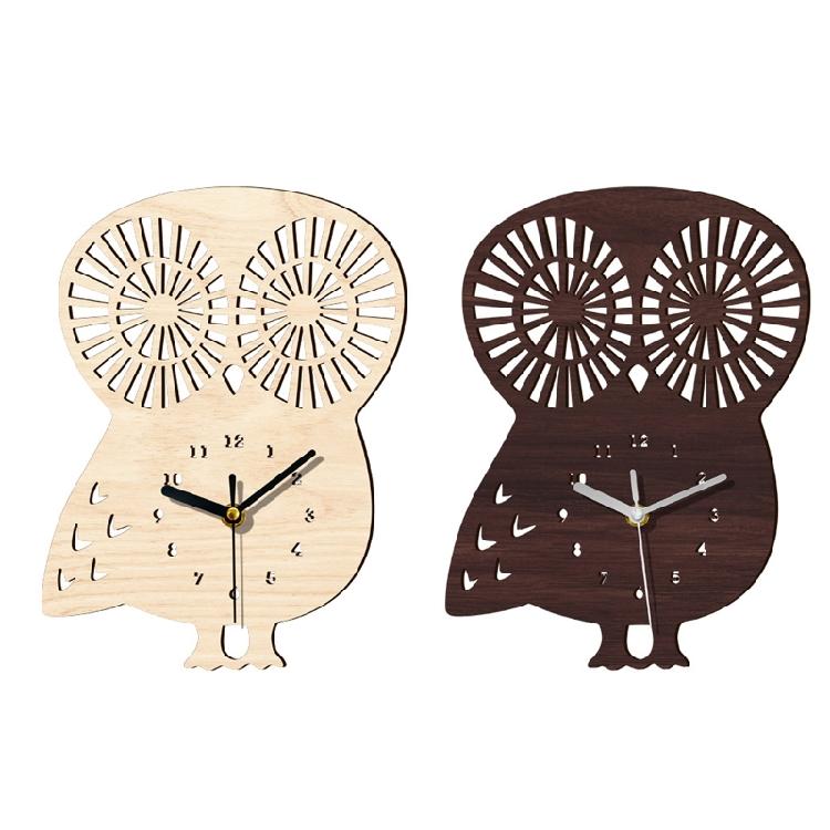 Деревянные часы-сова настенные цифровые деревянные для детской комнаты детского сада настенный декор