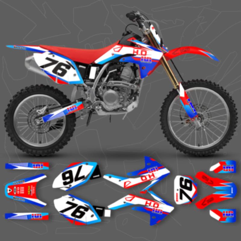 DSMTECH Custom Team Graphics Decals Stickers Kits For Honda 2007 2008 2009 2010 2011 2012 2013 2014 2015 2016-2020 CRF150R 002