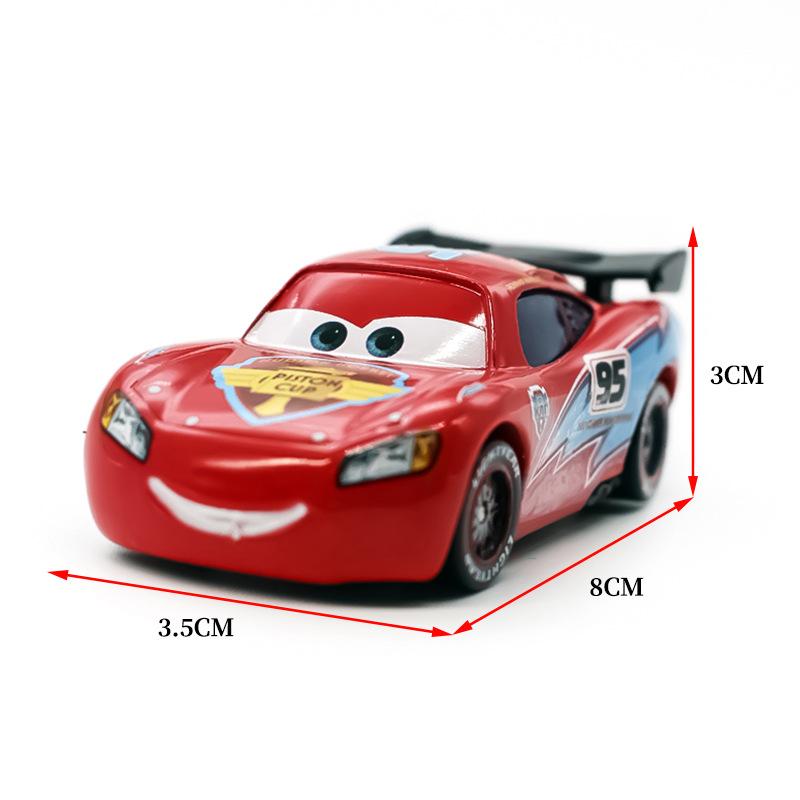 Disney Pixar Cars No.95 Молния Маккуин Модель автомобиля Металлические игрушки и хобби Для детей Для мальчиков Для малышей и детей Дети Подарок на день рождения Игрушечные машинки и поезда