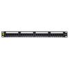 Патч-панель 19'' Netrack 1U, 24-портовая cat. 5e UTP, с полкой
