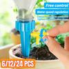 24/12/6pcs Self-Watering Kit Automatic Waterer Drip Irrigation Indoor Plant Auto Watering Device Home Flower Garden Tool