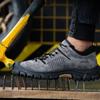 Строительная мужская промышленная обувь, противоударная, противопрокольная рабочая обувь, неразрушимая защитная обувь, мужские кроссовки со стальным носком