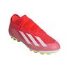 adidas X Crazyfast League Удобные Простые AG (Резиновые короткие шипы) Амортизирующие Прочные Футбольные Бутсы Унисекс Футбольные Бутсы Красные Белые IF0678