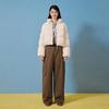 LEDIN Embroidered High-Waisted Cargo Banana Pants