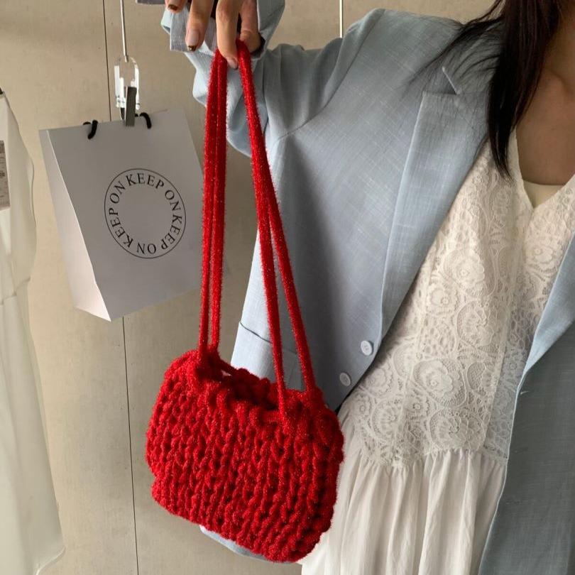 Осенне-зимняя новая шерстяная золотисто-шелковая флисовая сумка ручной работы большая вместимость дизайн повседневная мода универсальная косая пролет портативная