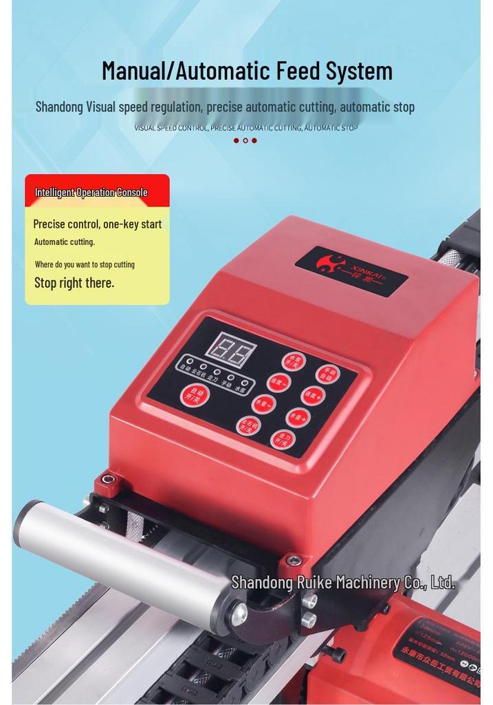 Advanced Automatic Tile & Stone Cutting, Grooving, Edge Grinding, and Chamfering Machine
