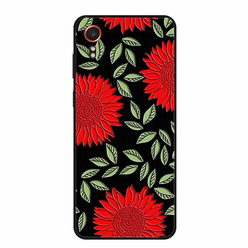 3D Тисненый Чехол Для Samsung Galaxy Xcover7 Чехол Для Телефона Рельефные Цветы Мягкий Силикон Задняя Крышка Для Samsung Xcover 7 Чехол Оболочка Сумка