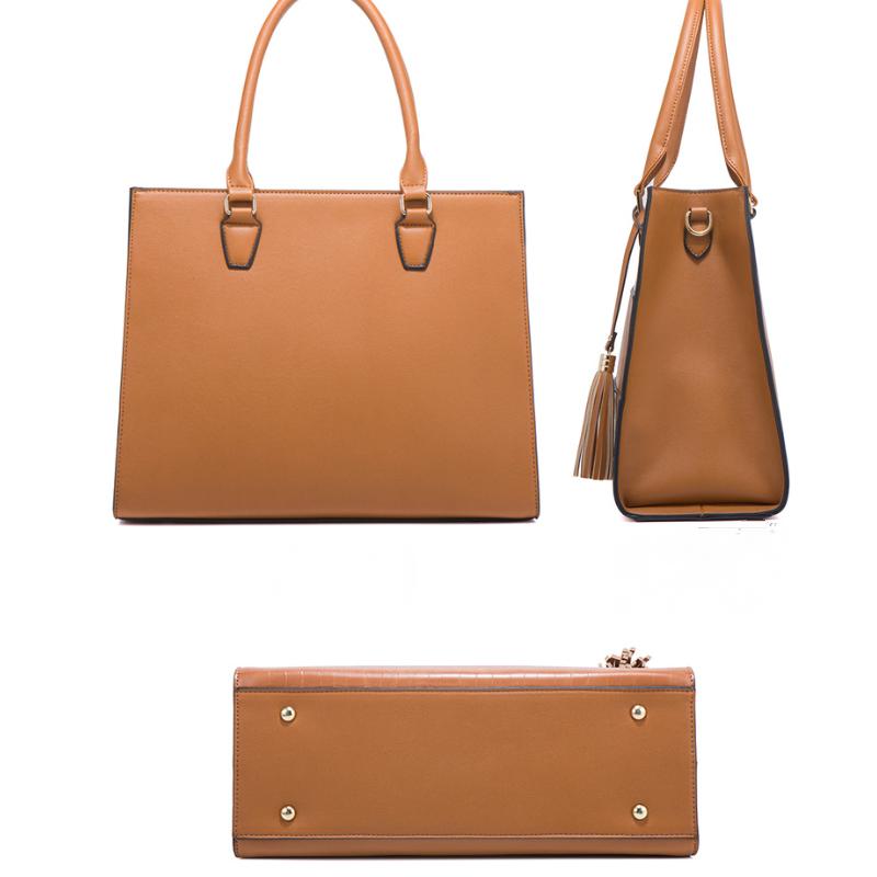 Набор из 4 сумок, большая вместимость, женские сумки, сумки через плечо из искусственной кожи