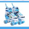 Детские светящиеся двухрядные роликовые коньки