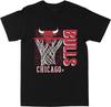 Черная футболка NBA Chicago Bulls 90-х годов