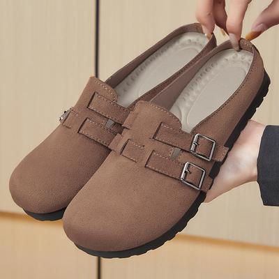 Биркен Обувь для женского лета Новая Универсальная Ленивая Обувь Повседневные Шлепанцы Толстая Подошва Полупакет Бокен Женская Обувь