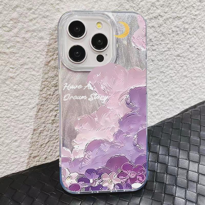 Модный Лазерный Градиентный Чехол-Звезда Для iPhone 17 16 15 14 13 12 11 Pro Max Plus 16E 17 Air XS Max X XR Задняя Крышка