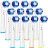 12Pcs Replacement Toothbrush Heads for Oral B Daily Cleaning Toothbrush Brush Heads OralB 7000/Pro 1000/9600/ 500/3000/8000