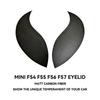 Carbon Fiber Car Headlight Eyebrows Cover FRP Front Angry Eyelids For MINI F54 CLUBMAN F57 CABRIO 3 doors F55 F56 COOPER S
