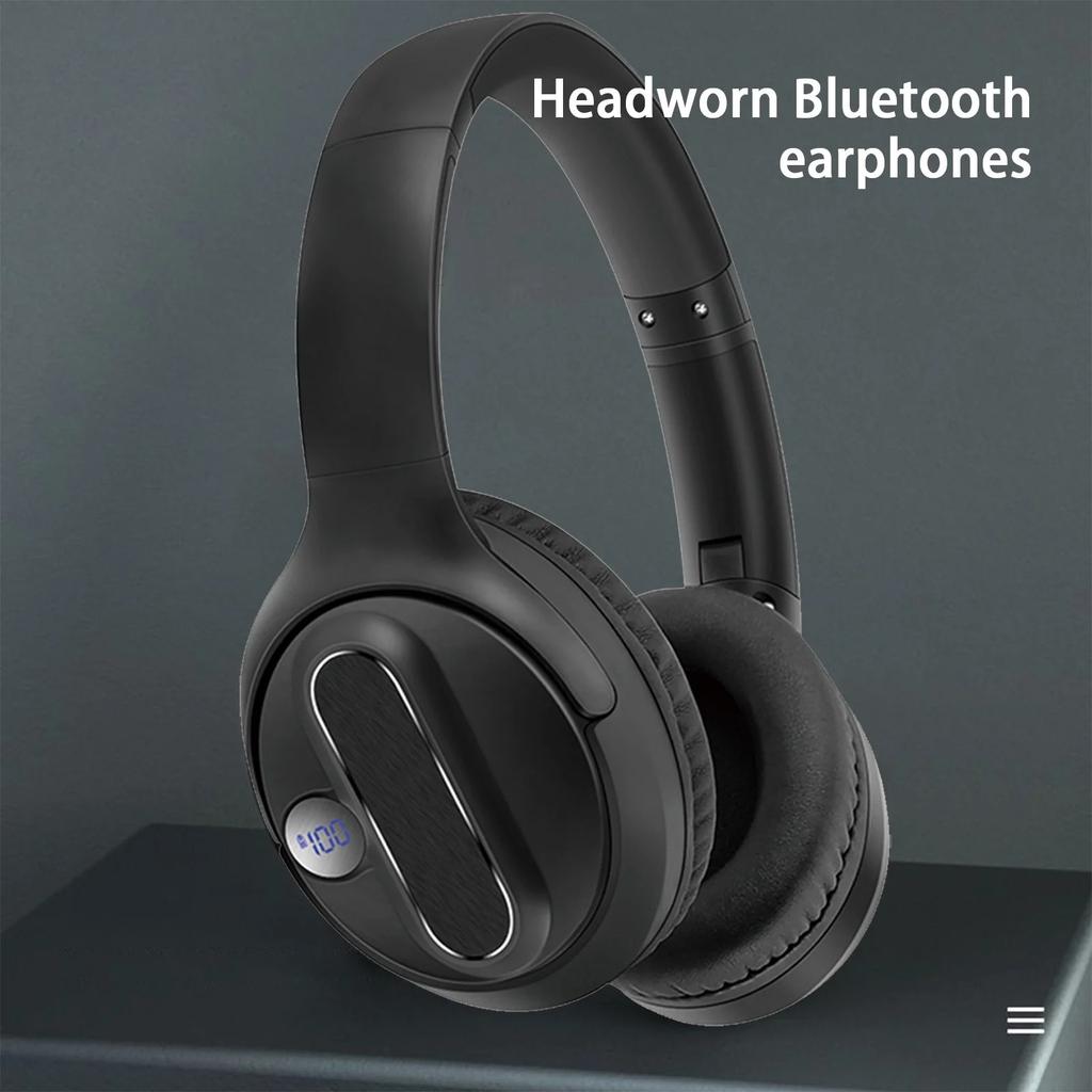 Bluetooth-наушники беспроводные, беспроводная головная повязка 5.3 Bluetooth-гарнитура цифровая музыкальная гарнитура подходит для спорта
