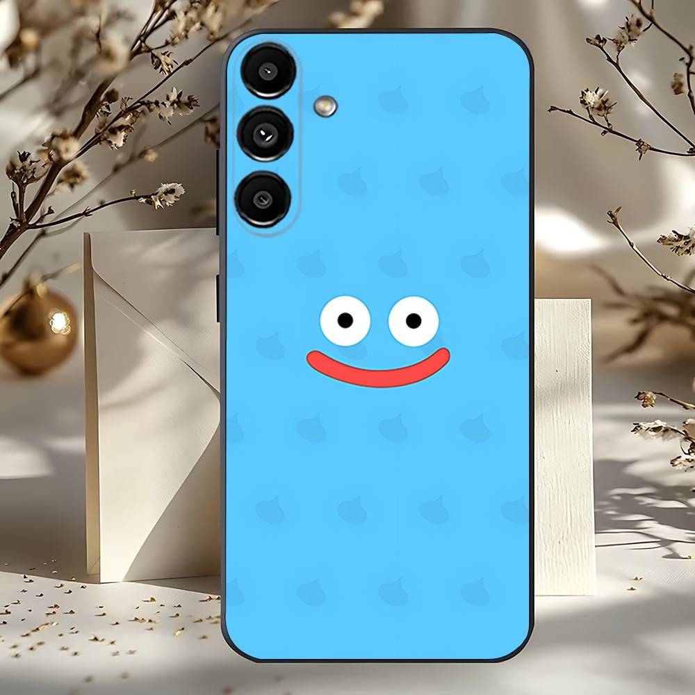 Дракон Q-Quest S-Слайм милый Для Samsung Galaxy A73,31,32,72,41,53,52,71,22,5G,Note,J7,8,9 Мягкий черный чехол для телефона