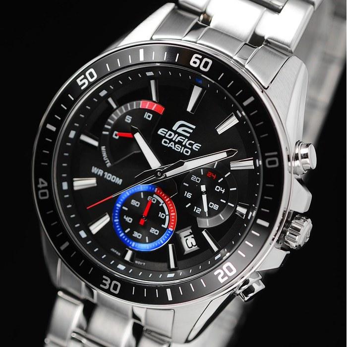 Casio Мужские часы-хронограф Edifice EFR-552D-1A3 (Водонепроницаемость 100 м)