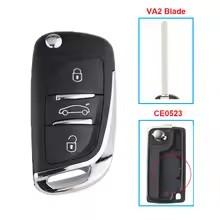Корпус дистанционного ключа автомобиля для Peugeot 208 307 406 308 206 306 307 407 807 207 607 107 чехол для партнерского ключа для Citroen C4 C2 Xsara C3 C8
