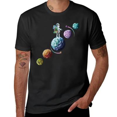 Футболка Astroneer винтажная футболка с графикой быстросохнущие футболки с графикой фигурки аниме одежда для мужчин