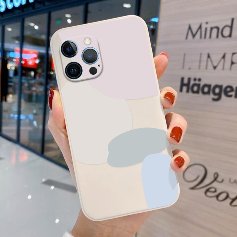 Чехол с абстрактной геометрией для Iphone 13 12 Pro 11 Pro Max XR XS Max X 7 8 6 6s Plus Mini 10 SE 2 3 SE22 с рисунком граффити