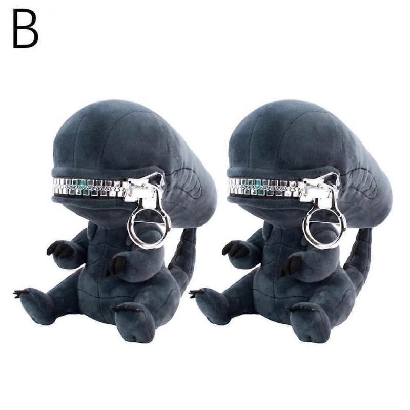 Плюшевая игрушка Ксеноморф с молнией на рту, мультяшные плюшевые куклы, мягкие набивные плюшевые игрушки