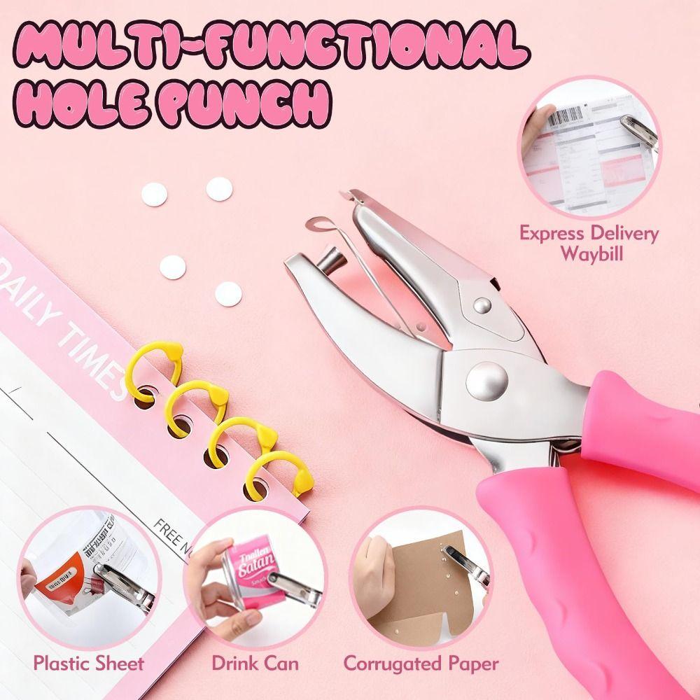 Сделай сам Маленький дырокол для бумаги Круглое отверстие Ручной Дырокол для кругов Школьный Офисный Переплет Канцелярские товары