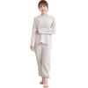 Luanna Jenna Pajama Relaxing for Men and Gift Greige [Colantotte] Set, Wear, Sweatsuit, Women, Loungewear, (JP, Alphabet, L, (Women's Type))