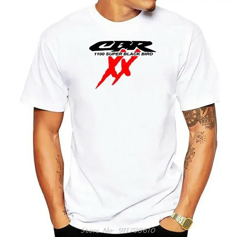 Футболка оверсайз Топ Cbr 1100 Super Blackbird Xx T S Футболка Мотоциклы Унисекс Круглый вырез Хлопковая футболка Мужская одежда