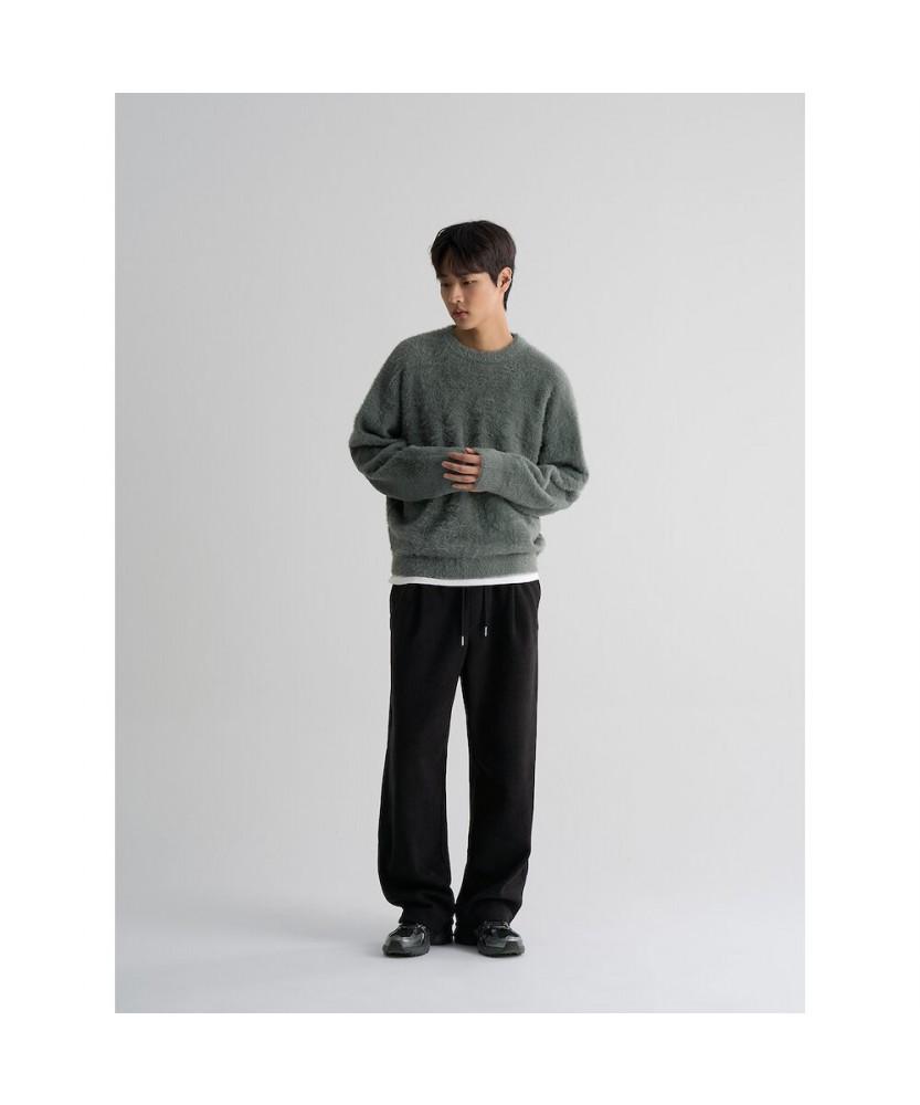 8SECONDS Hairy Knit Pullover Green