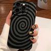 Креативный чехол для телефона с графическим узором в виде спирали для iPhone 16 15 14 13 12 11 X XR XS SE2 SE 8 7 Plus Pro Max Mini Силиконовая задняя крышка