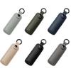 Leather U Disk Pouch Anti Lost USB Flash Drive Protective Cover USB Flash Drive Storage Bag Key Ring Holder Digital Accessories