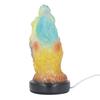 Desk Lamp Sea Maid Theme Innovative Vintage Exquisite Color Painting Resin LED Night Light for Home Bedroom Indoor