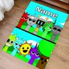 Custom personalization Sprunki themed Print Area Rug - Soft, Washable Non-Slip Indoor Mat,Living Room,Home&Office Decorative Rug